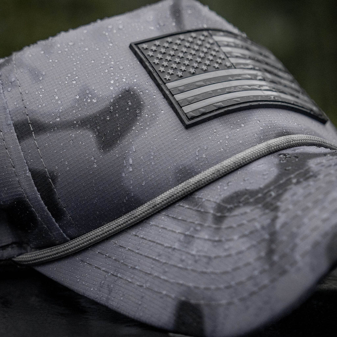 American Flag PVC Patch Waterproof Weekender Snapback - One Revolver Surfboards