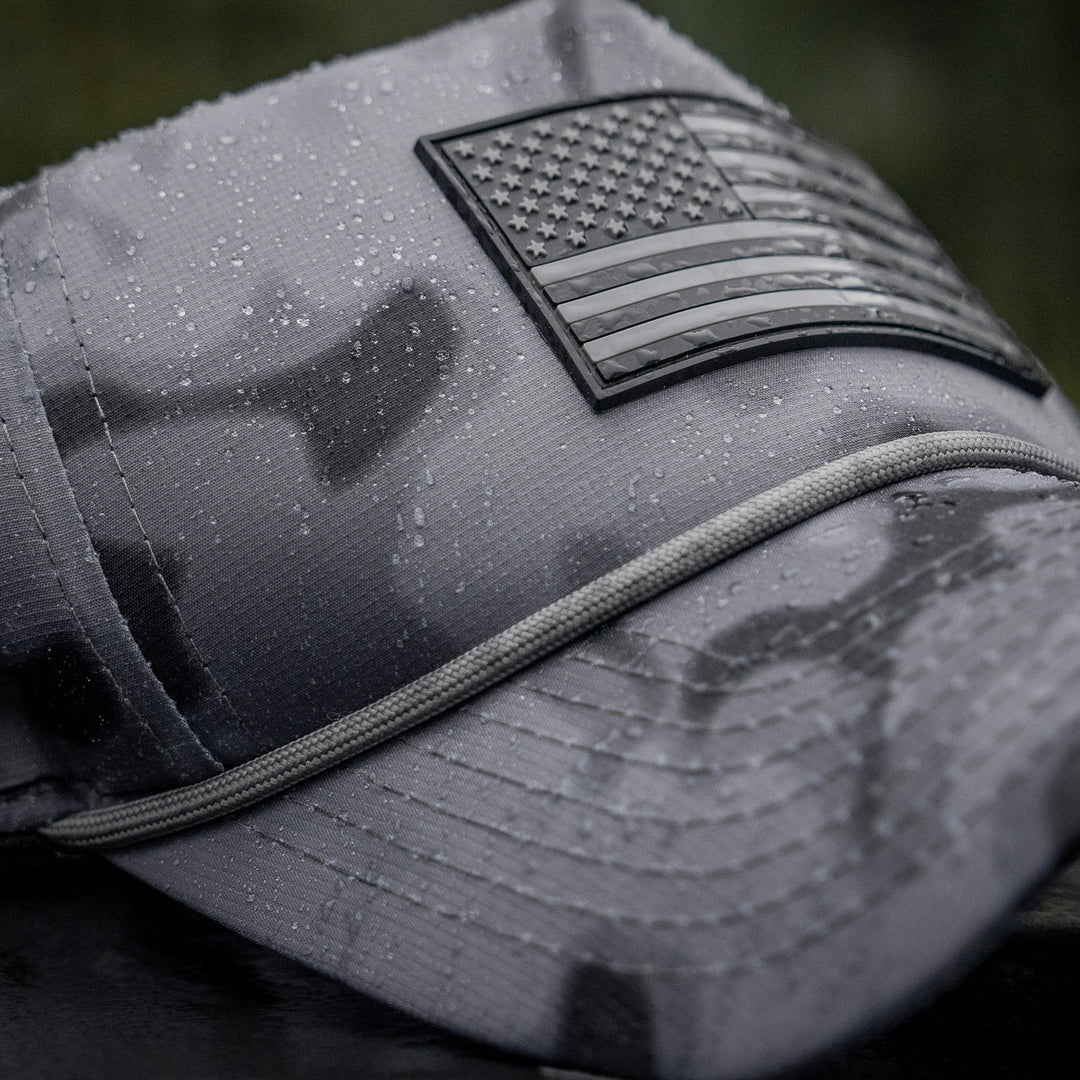 American Flag PVC Patch Waterproof Weekender Snapback