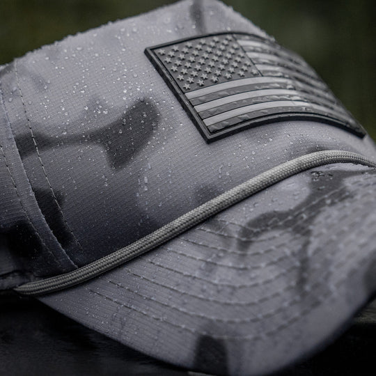 American Flag PVC Patch Waterproof Weekender Snapback