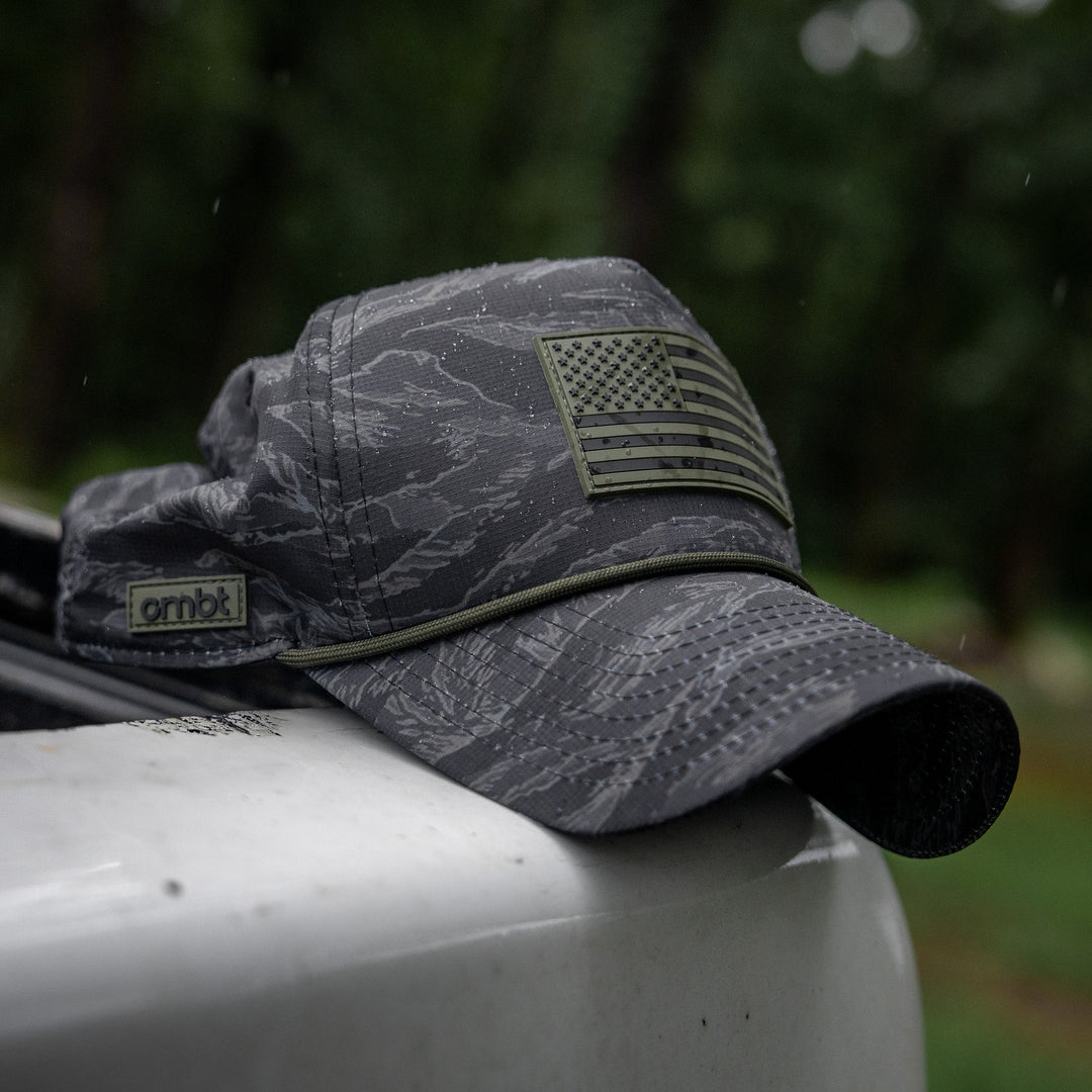 American Flag PVC Patch Waterproof Weekender Snapback