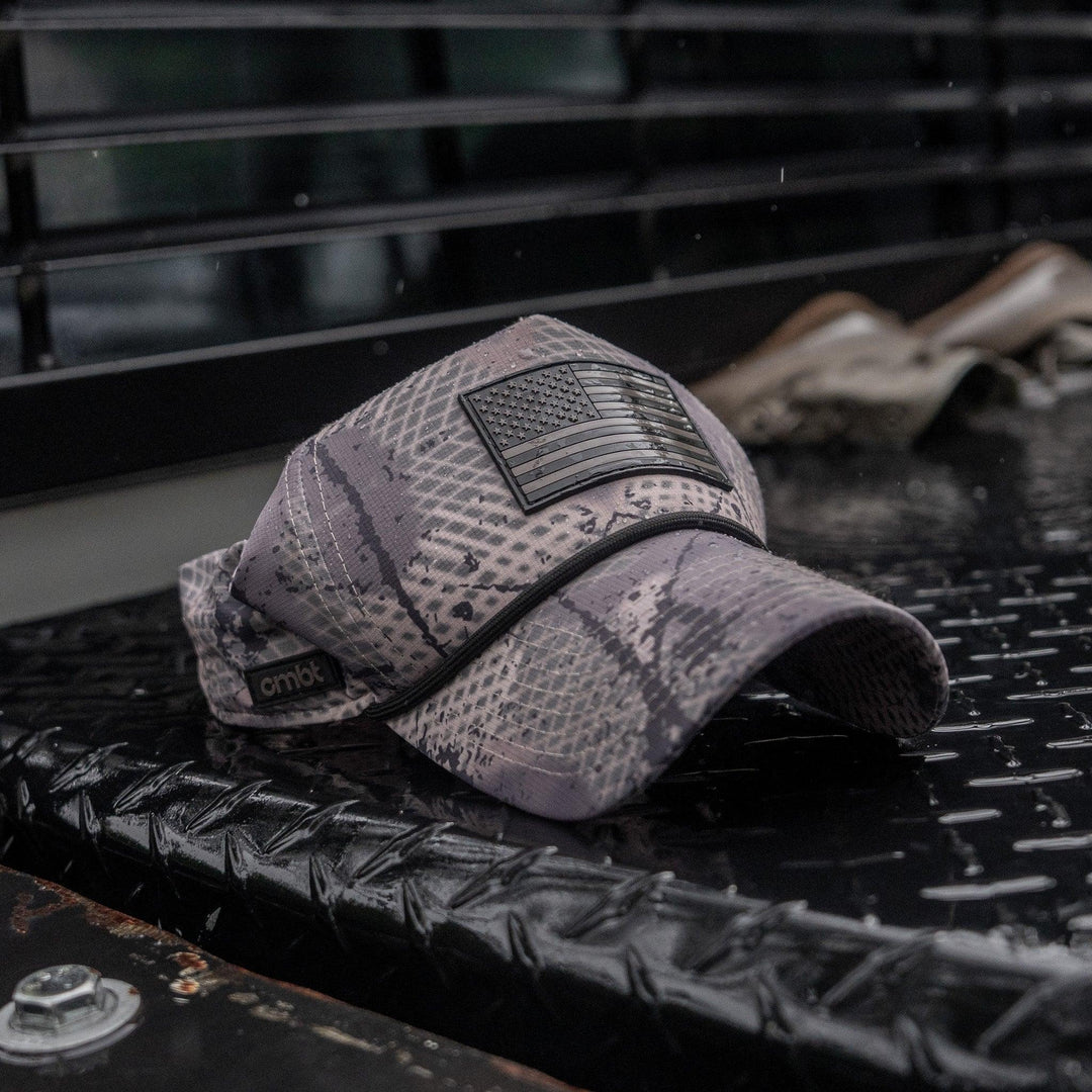 One Revolver Surfboards - American Flag PVC Patch Waterproof Weekender Snapback WEEKENDER MESH SNAPBACK