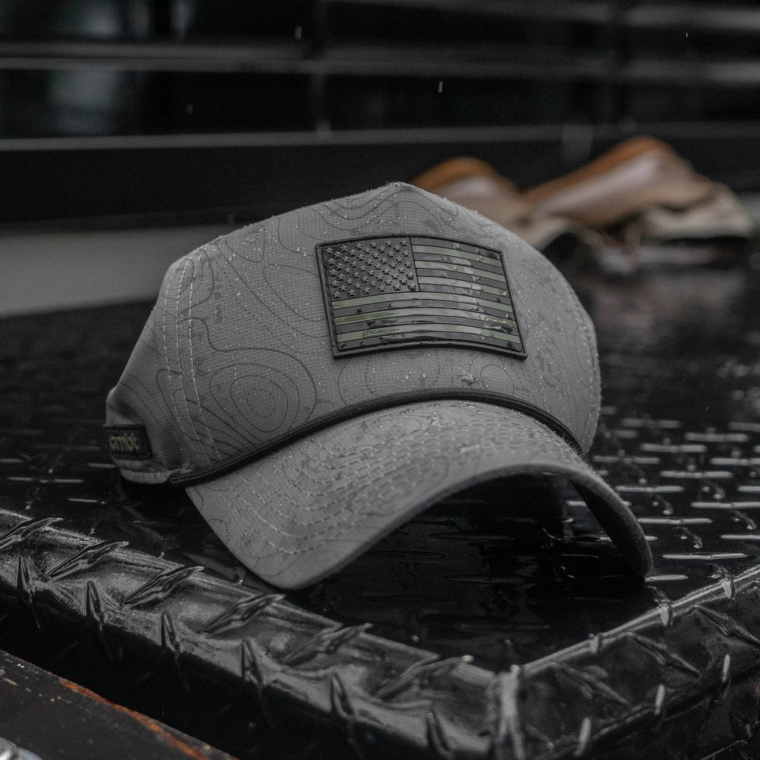 American Flag PVC Patch Waterproof Weekender Snapback - One Revolver Surfboards