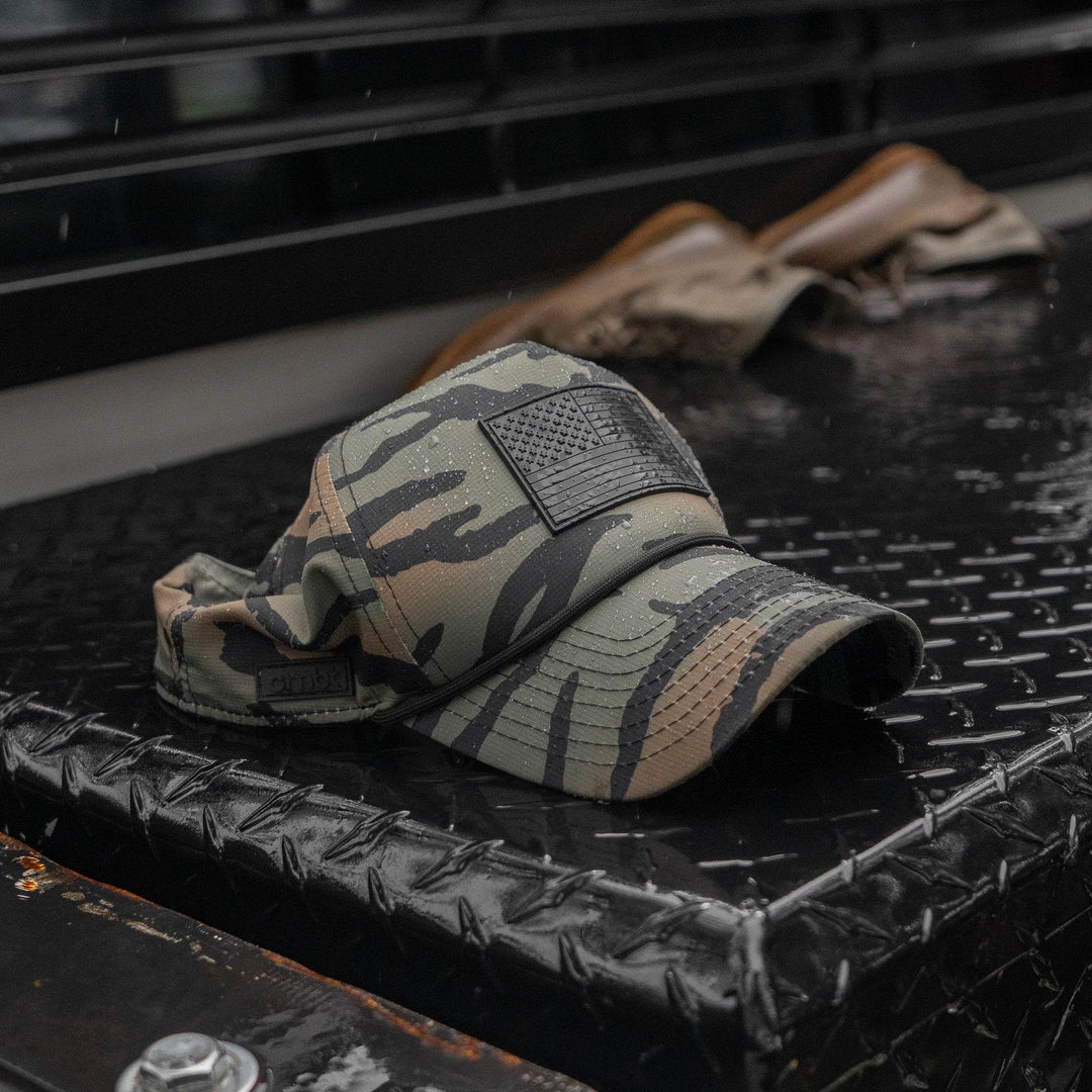 American Flag PVC Patch Waterproof Weekender Snapback