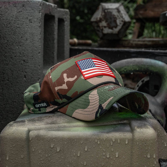 American Flag PVC Patch Waterproof Weekender Snapback - One Revolver Surfboards