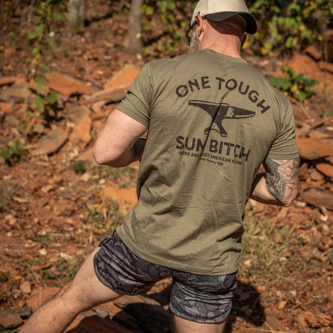 One Tough Sum Born and Raised American Outlaw Men's T-Shirt - One Revolver Surfboards