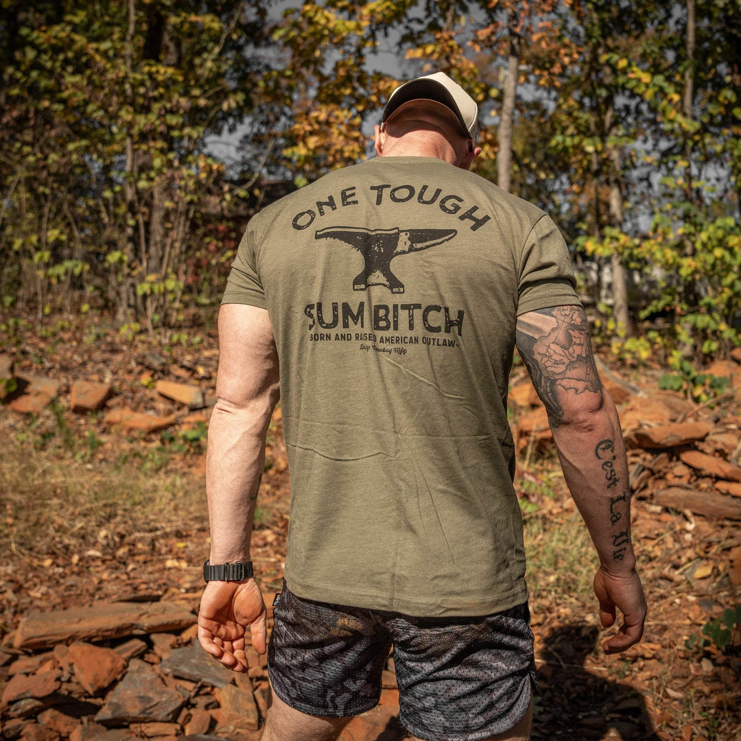 One Tough Sum Born and Raised American Outlaw Men's T-Shirt - One Revolver Surfboards