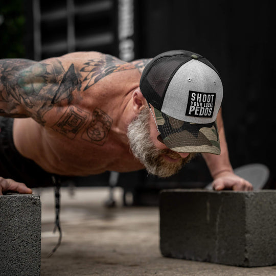One Revolver Surfboards - Shoot Your Local Pedos Patch Snapback HEADWEAR