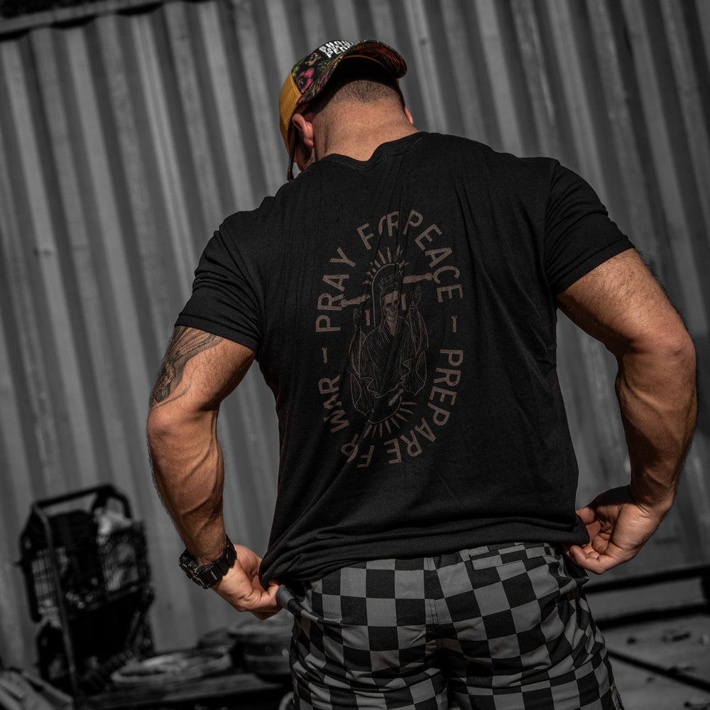 Pray For Peace. Prepare For War. Men's T-Shirt