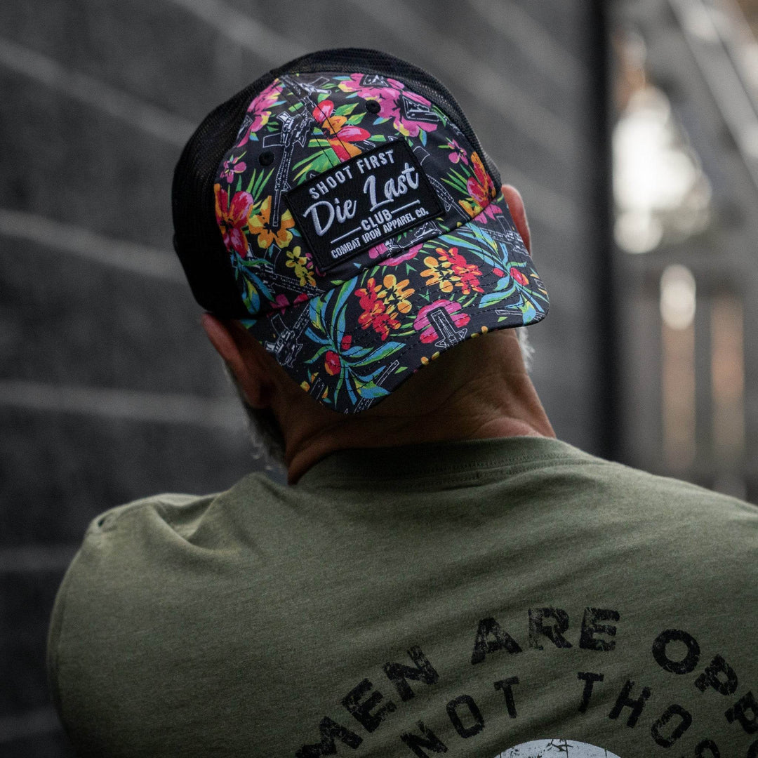Shoot First. Die Last. Club Patch Ripstop Snapback - One Revolver Surfboards