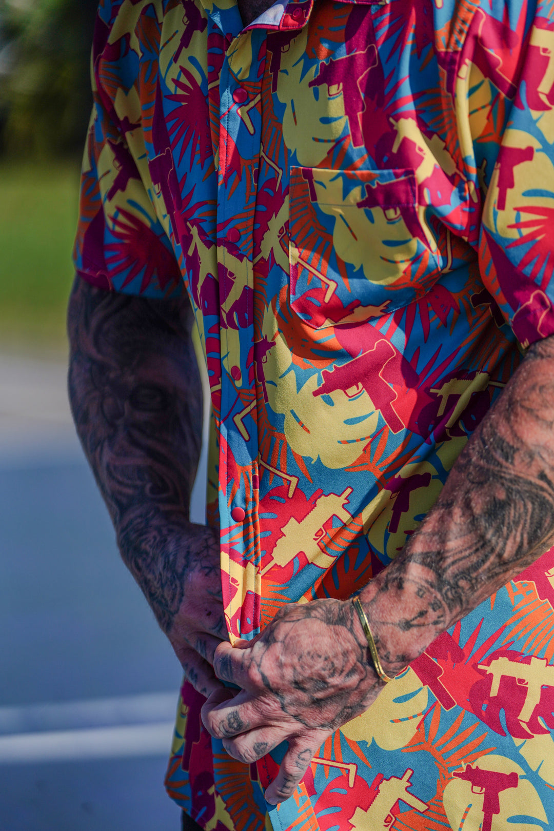 Spray &amp; Pray Button-up