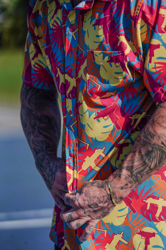 Spray &amp; Pray Button-up