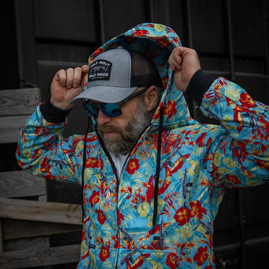 One Revolver Surfboards - Half Holy. Half Hood. Patch Snapback Hat HEADWEAR