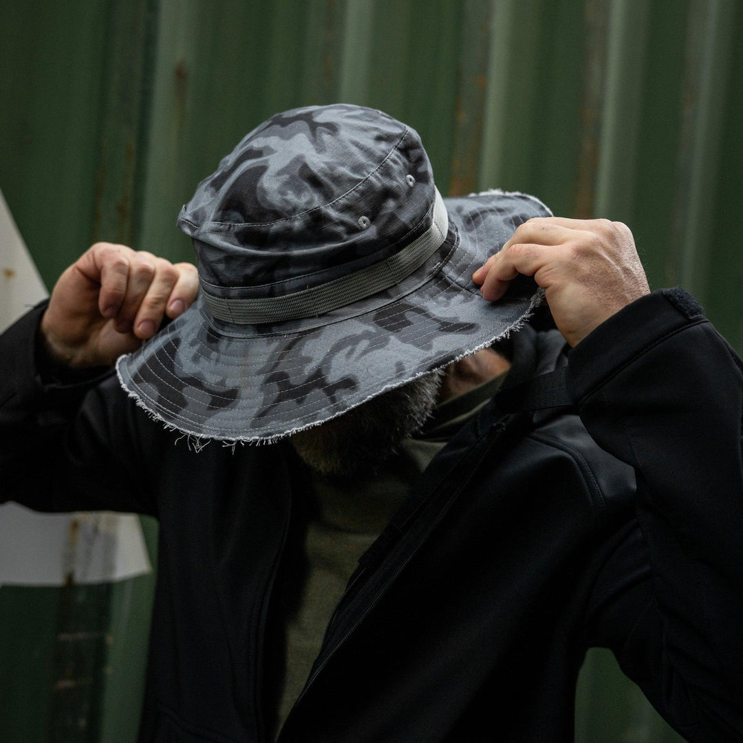 One Revolver Surfboards - Distressed Ripstop Mid-Profile Tactical Boonie Hat HEADWEAR
