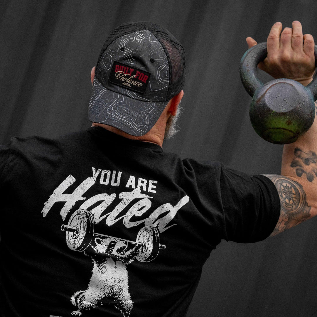 One Revolver Surfboards - Built For Violence Tactical Ripstop Mesh Snapback Hat HEADWEAR