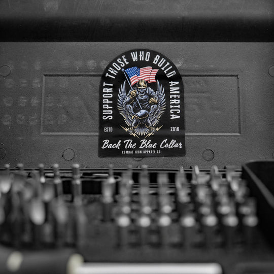 Support Those Who Build America Decal Sticker - One Revolver Surfboards