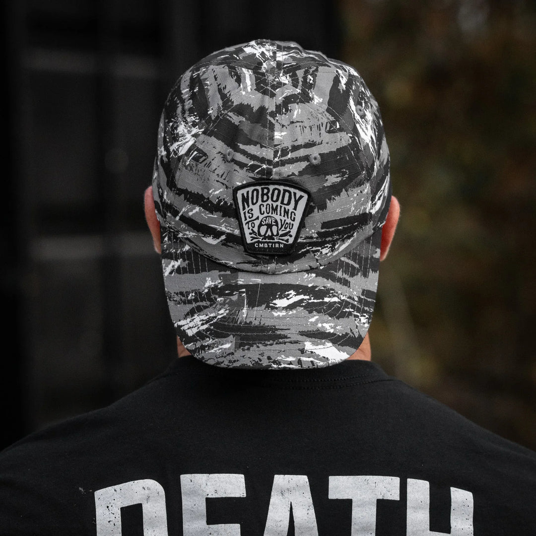 One Revolver Surfboards - Nobody Is Coming To Save You Skull Patch Ripstop Snapback HEADWEAR