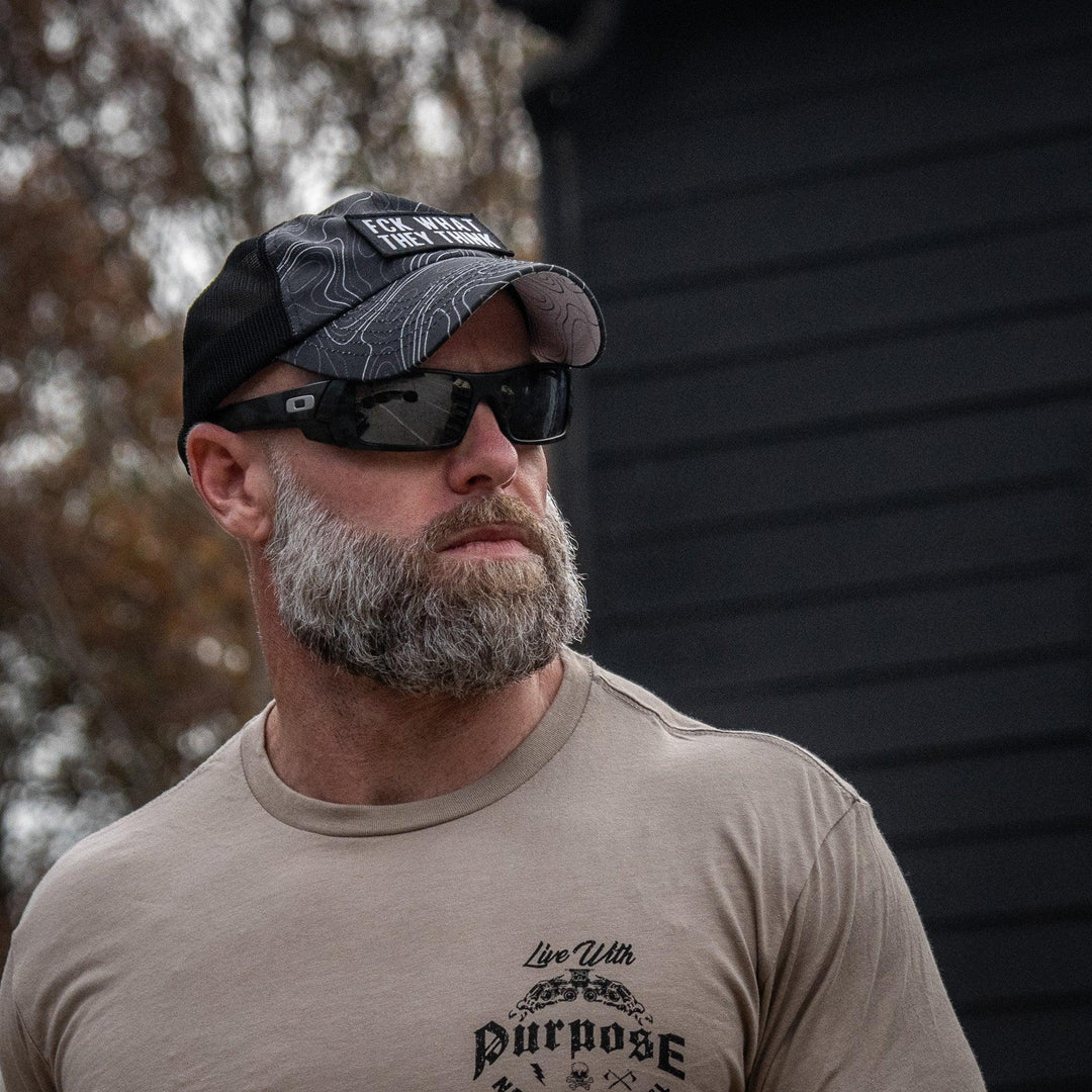 One Revolver Surfboards - Fck What They Think Patch Tactical Ripstop Mesh Snapback Hat HEADWEAR
