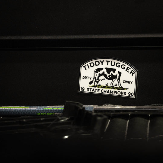 Tiddy Tugger 1990 State Champions Decal - One Revolver Surfboards