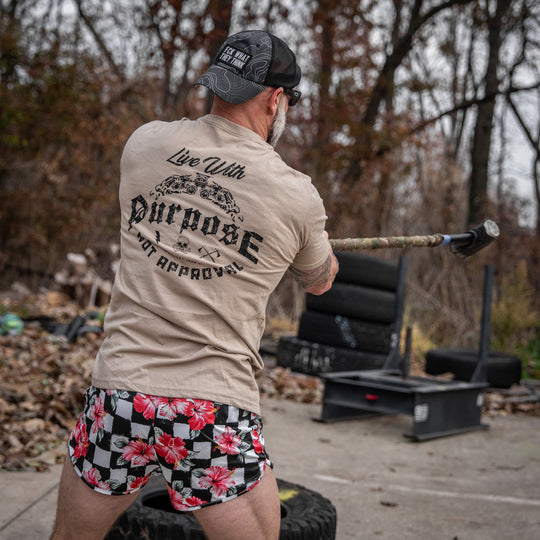 Live With Purpose. Not Approval Men's T-Shirt