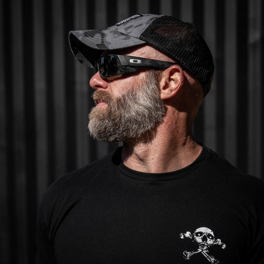 One Revolver Surfboards - Shoot Your Local Pedos Patch Tactical Ripstop Mesh Snapback Hat HEADWEAR