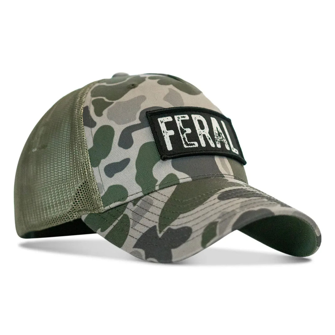 One Revolver Surfboards - Feral Vintaged Patch Snapback Hat HEADWEAR