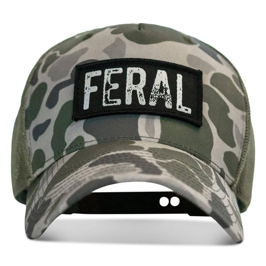 One Revolver Surfboards - Feral Vintaged Patch Snapback Hat HEADWEAR