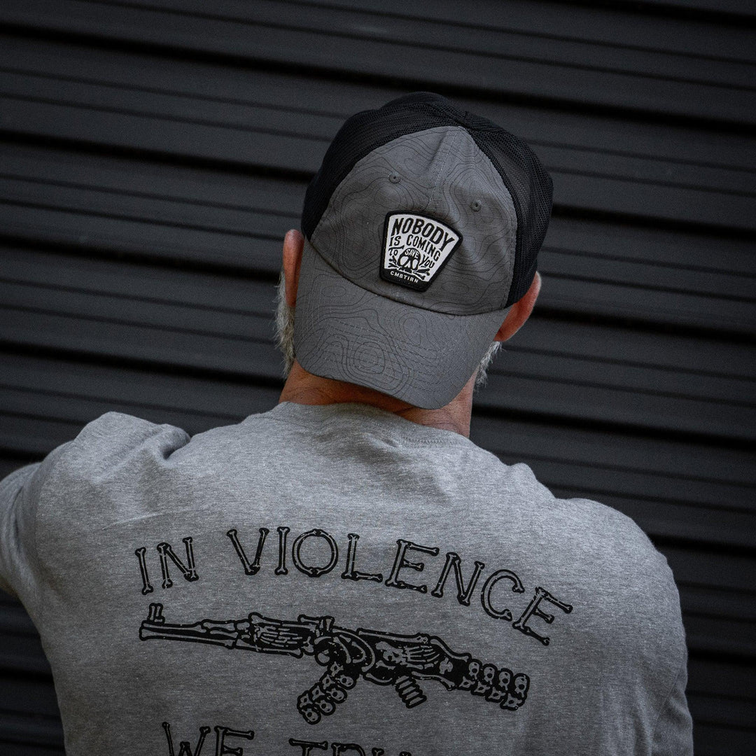 One Revolver Surfboards - Nobody Is Coming To Save You Skull Patch Ripstop Snapback HEADWEAR
