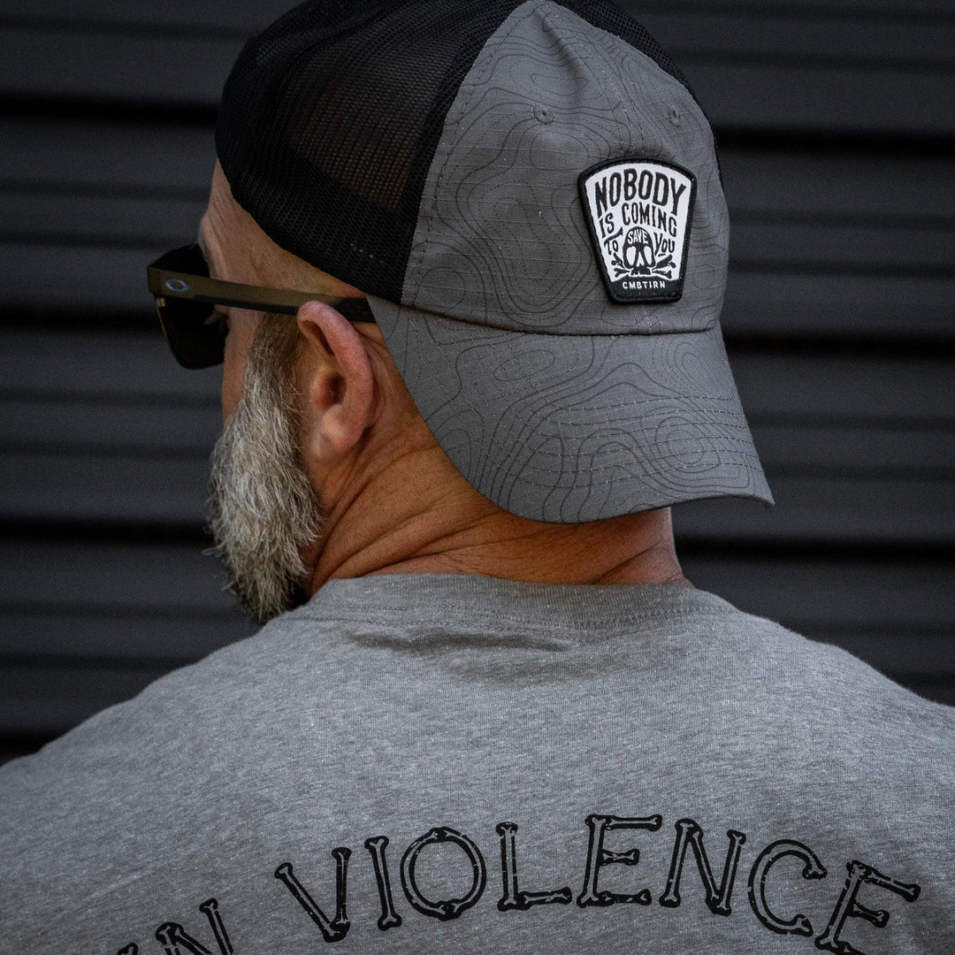 One Revolver Surfboards - Nobody Is Coming To Save You Skull Patch Ripstop Snapback HEADWEAR