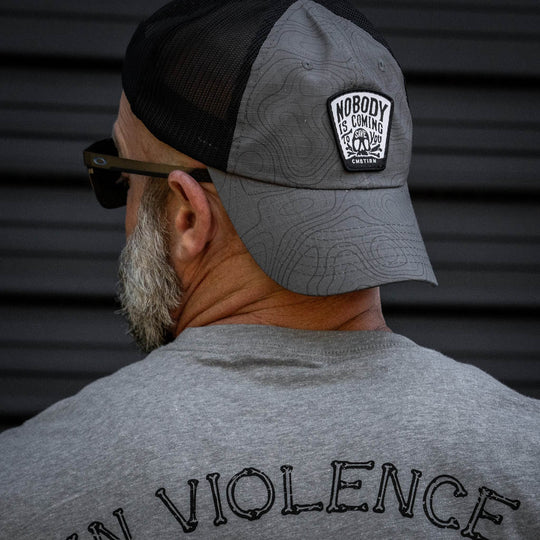 Nobody Is Coming To Save You Skull Patch Ripstop Snapback - One Revolver Surfboards