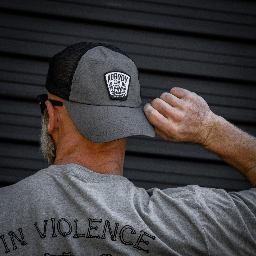 One Revolver Surfboards - Nobody Is Coming To Save You Skull Patch Ripstop Snapback HEADWEAR