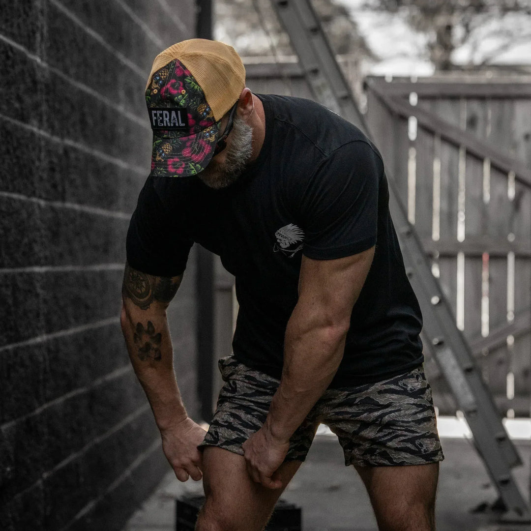 One Revolver Surfboards - Feral Patch RipStop Tactical Mesh Snapback Hat HEADWEAR