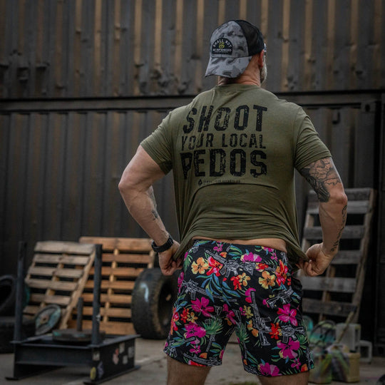 Shoot Your Local Pedos Men's T-Shirt - One Revolver Surfboards