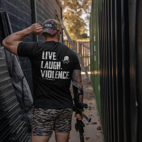One Revolver Surfboards - Live. Laugh. Violence. Men&