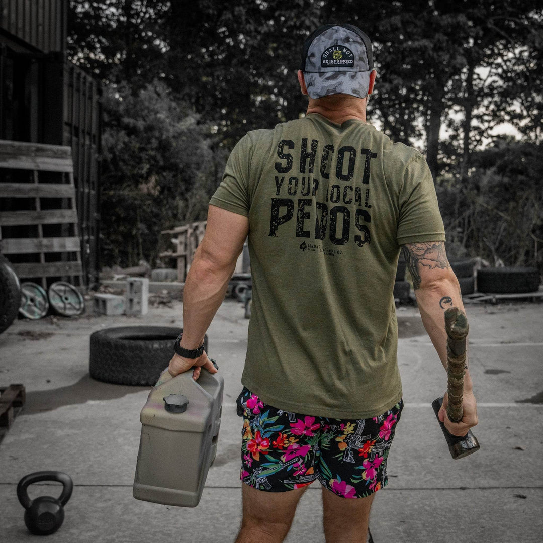 Shoot Your Local Pedos Men's T-Shirt - One Revolver Surfboards