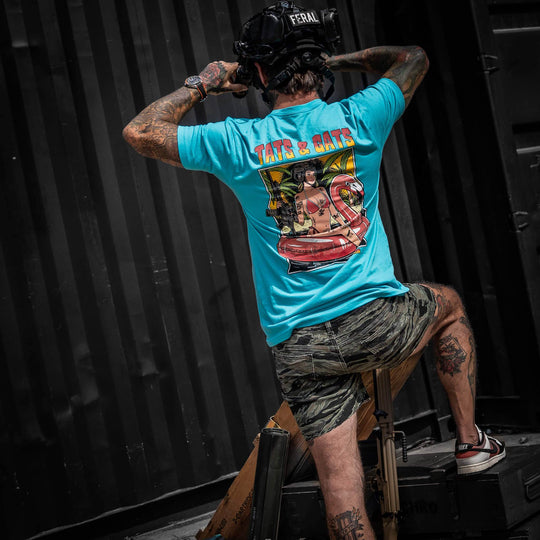 Tat's & Gat's Summer Men's T-Shirt - One Revolver Surfboards