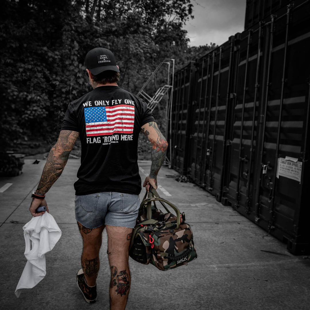 Only Flag We Fly 'Round Here Men's T-Shirt - One Revolver Surfboards