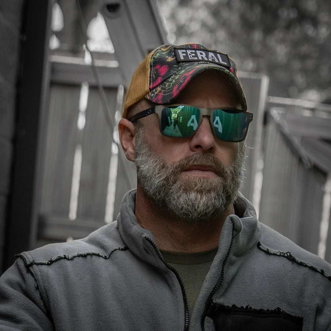 One Revolver Surfboards - Feral Patch RipStop Tactical Mesh Snapback Hat HEADWEAR