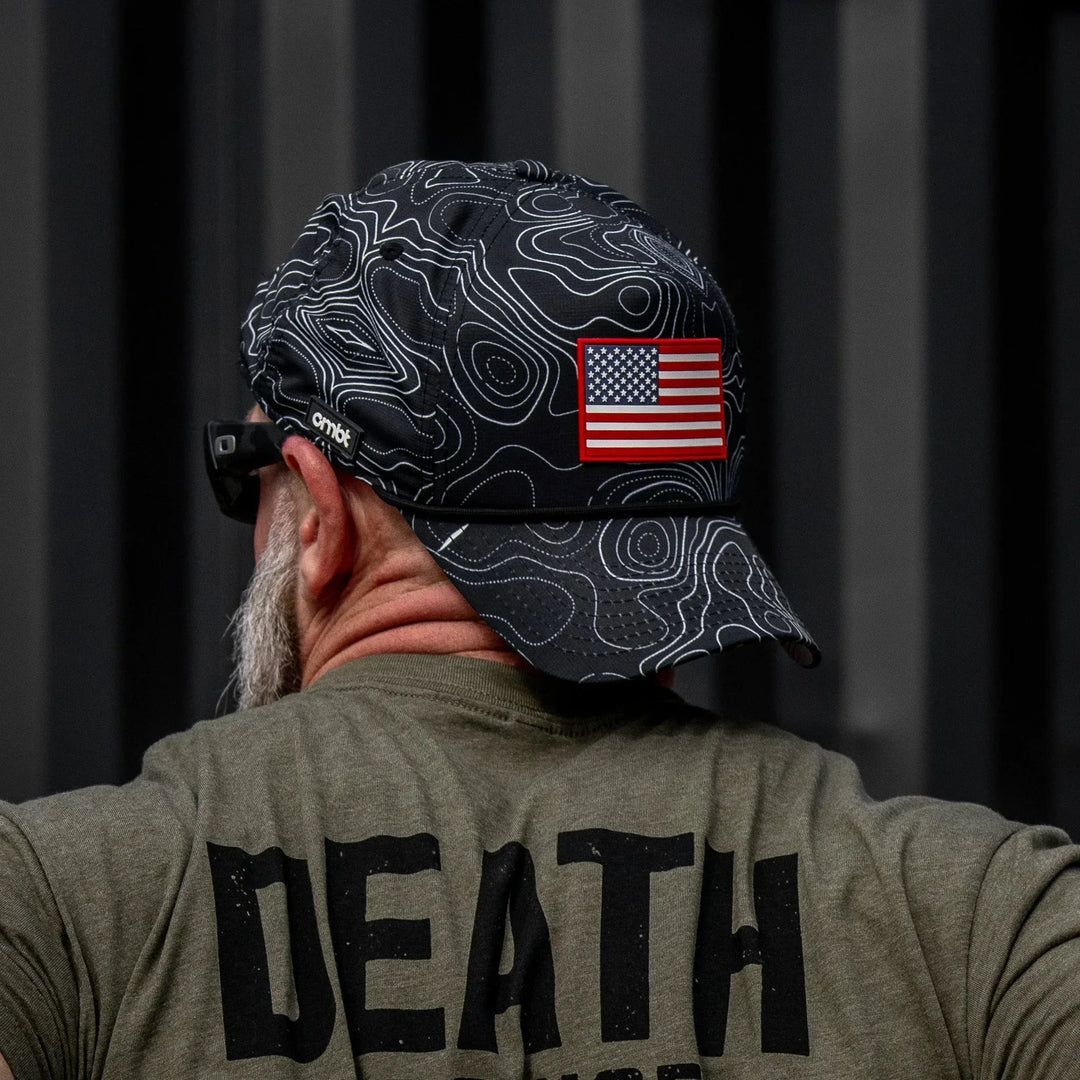 One Revolver Surfboards - American Flag PVC Patch Waterproof Weekender Snapback WEEKENDER MESH SNAPBACK
