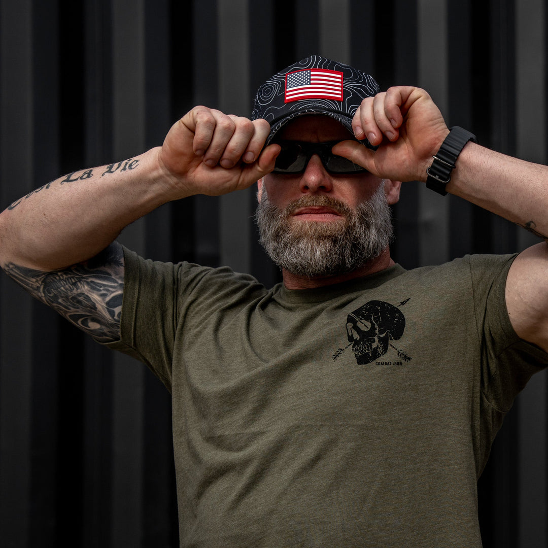 American Flag PVC Patch Waterproof Weekender Snapback