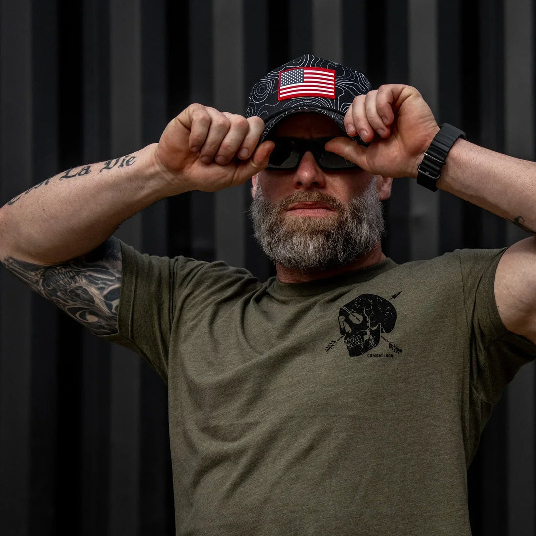 One Revolver Surfboards - American Flag PVC Patch Waterproof Weekender Snapback WEEKENDER MESH SNAPBACK