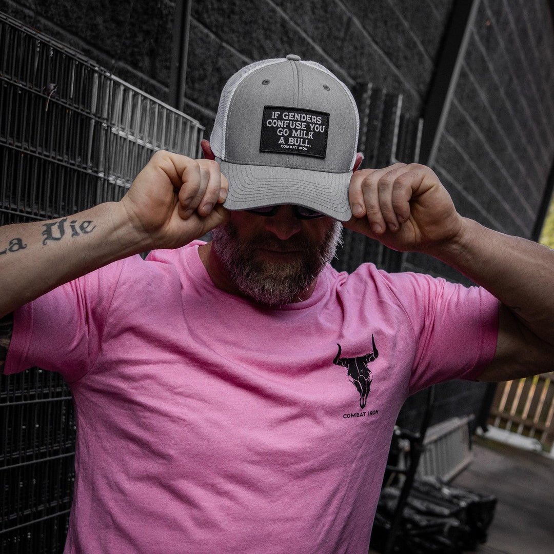 One Revolver Surfboards - If Genders Confuse You, Go Milk A Bull Patch Snapback Hat HEADWEAR