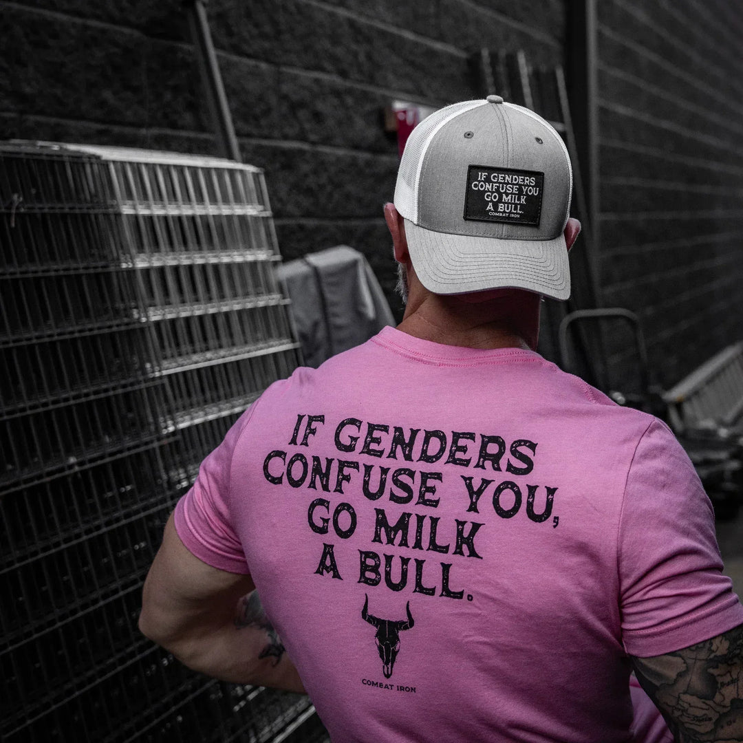 One Revolver Surfboards - If Genders Confuse You, Go Milk A Bull Patch Snapback Hat HEADWEAR