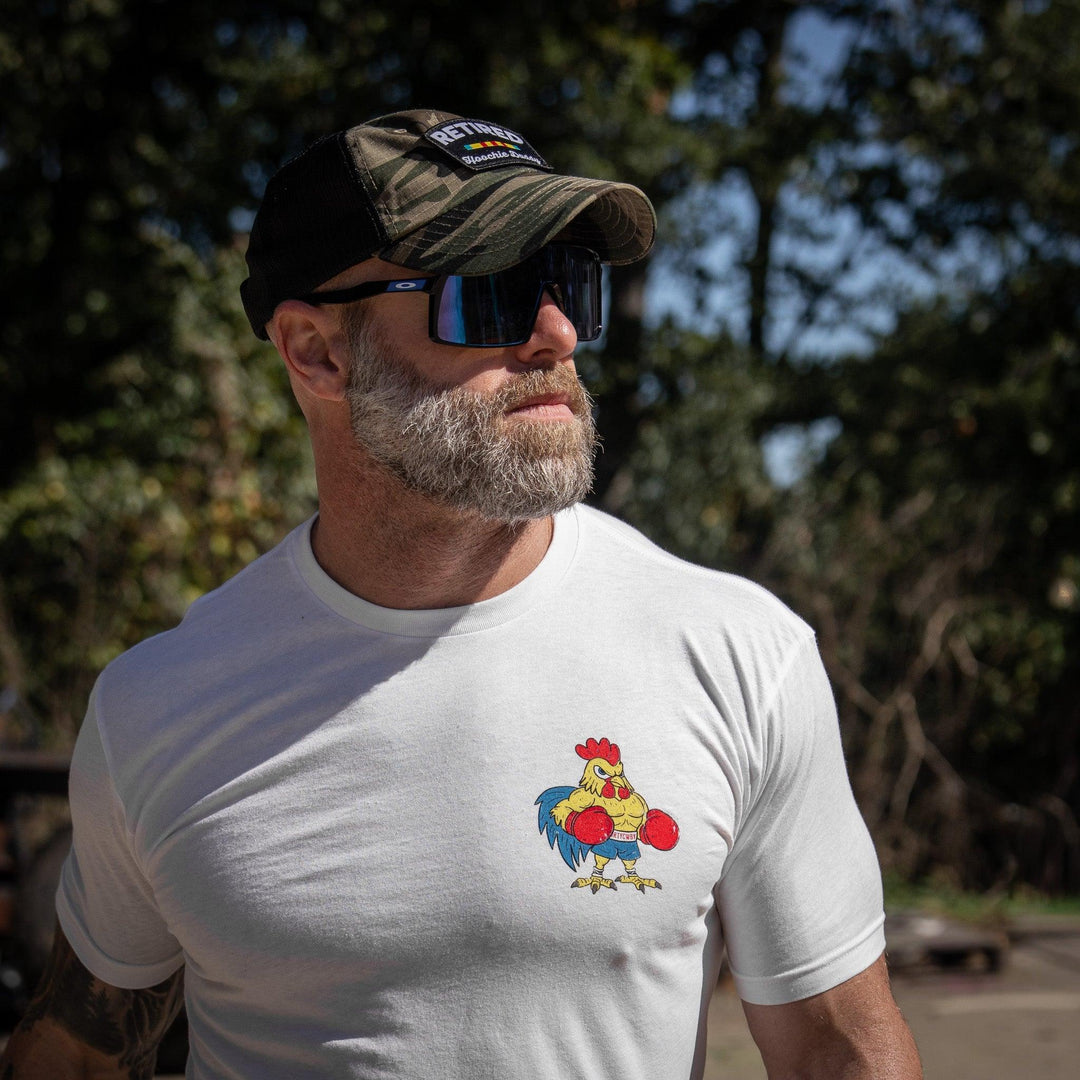 One Revolver Surfboards - Retired Hoochie Daddy Veteran Patch Ripstop Tactical Mesh Snapback Hat HEADWEAR