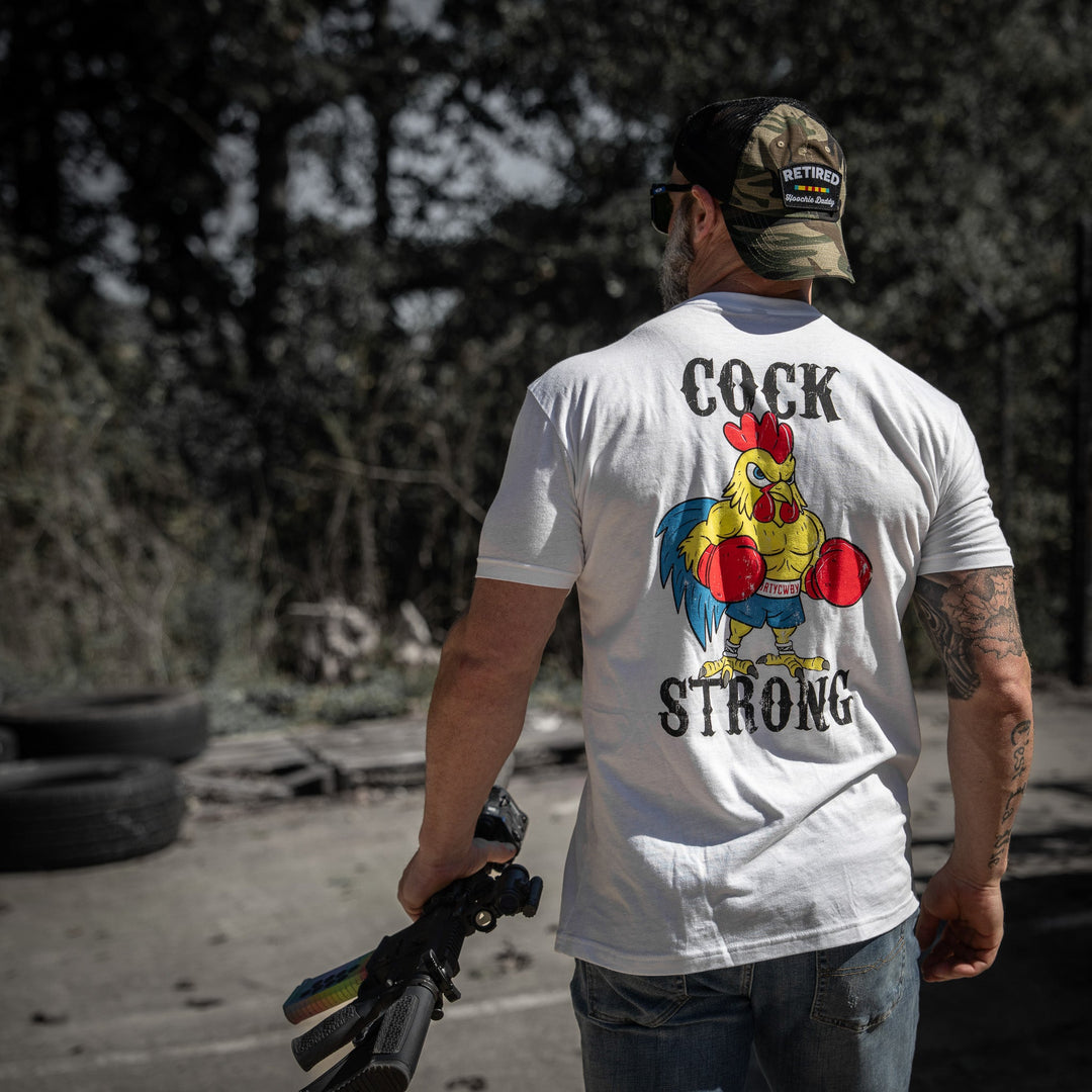 Boxing Chicken C*ck Strong Men's T-Shirt