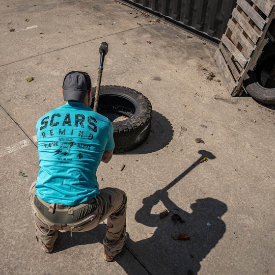 Scars Remind You That You're Alive Men's T-Shirt - One Revolver Surfboards