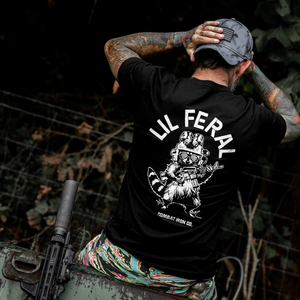 One Revolver Surfboards - Lil Feral Raccoon Men's T-Shirt GRAPHIC T-SHIRT