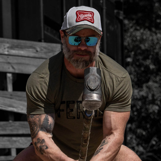 Rowdy Beer Logo Patch Snapback Hat - One Revolver Surfboards