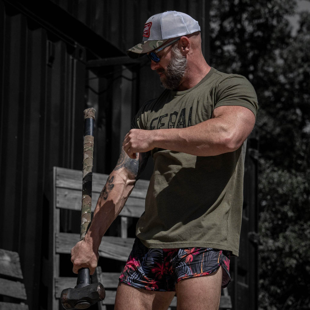 Feral Distressed Men's T-Shirt - One Revolver Surfboards