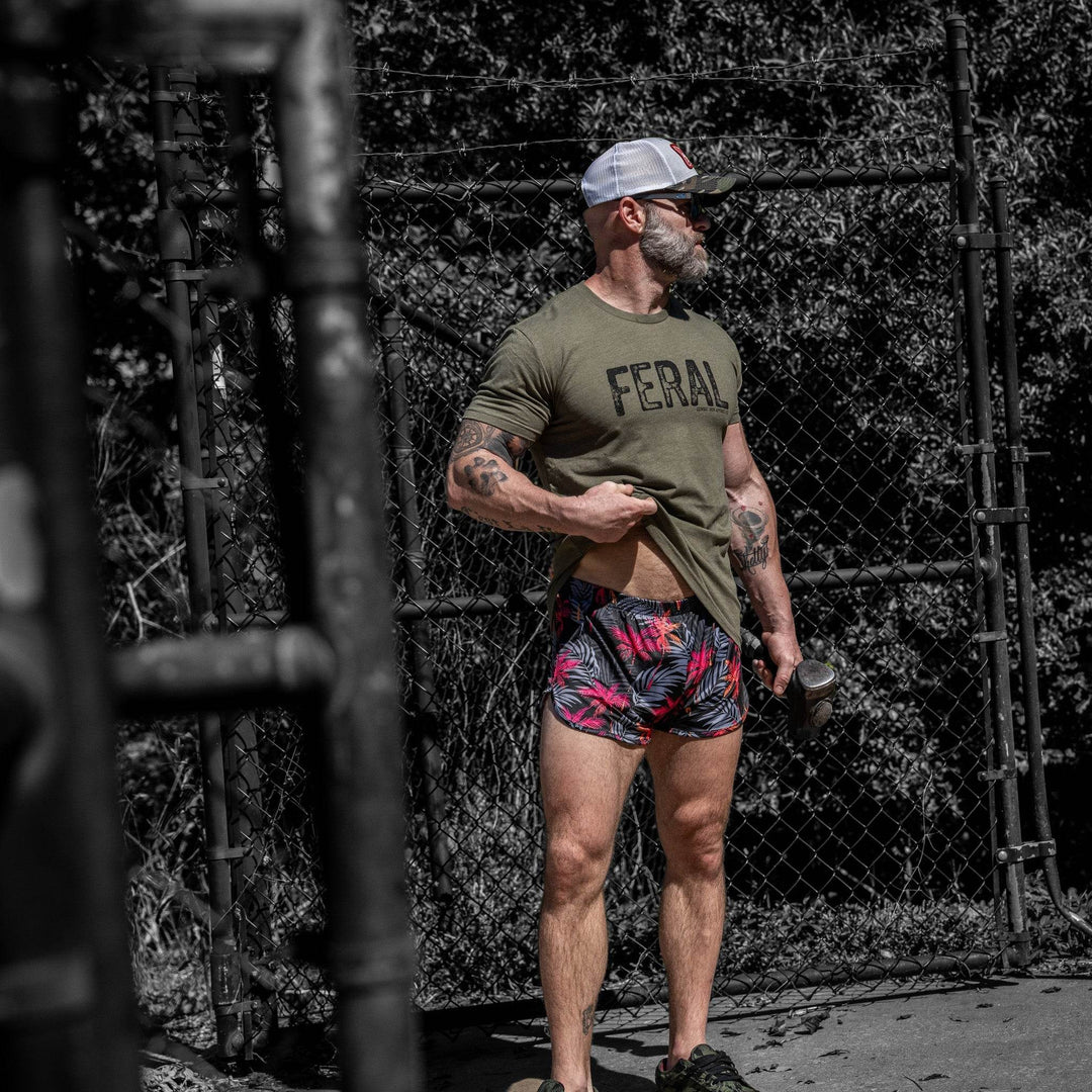 Feral Distressed Men's T-Shirt - One Revolver Surfboards