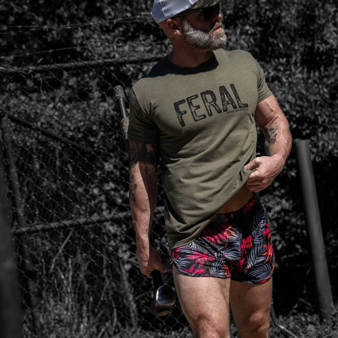 Feral Distressed Men's T-Shirt - One Revolver Surfboards